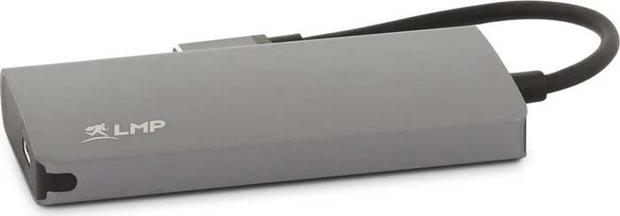 LMP USB-C Video Hub, 5-Port, USB-C 3.0 [Stecker], space gray