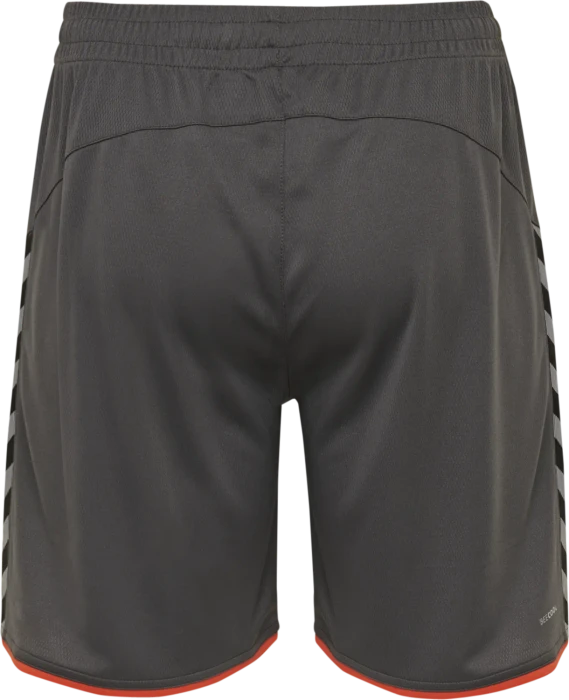 hummel Authentic Poly Short Hose kurz grau/orange (Herren)