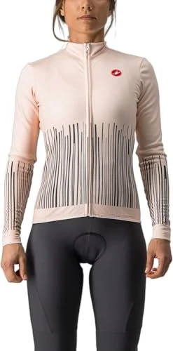 Castelli Sorpresa FZ Trikot langarm soft pink/dark grey (Damen)