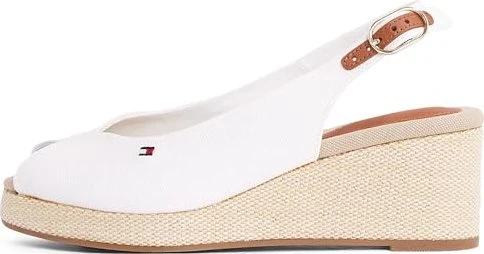 Tommy Hilfiger Flag Wedge Slingback Espadrilles ecru (Damen)