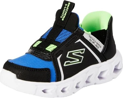 Skechers Hypno-Flash 2.0 black synthetic/blue/lime (Junior)