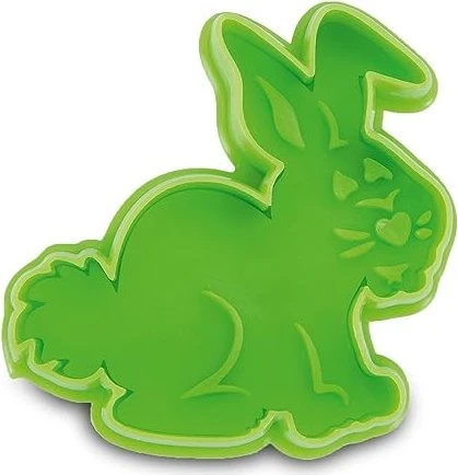 Städter Präge-Ausstecher mit Auswerfer Hase 6cm grün