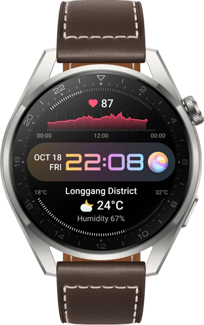 Huawei Watch 3 Pro Classic silber/braun