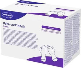 Hartmann Peha-soft Nitrile sterile powderfree Einweghandschuhe L, 50 Stück
