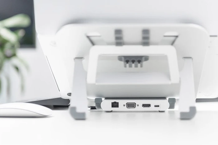 Digitus Variabler Notebook-Ständer mit integrierter USB-C Docking Station, USB-C 3.0 [Buchse]