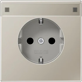 Jung Serie LS Steckdose 16A 250V, edelstahl