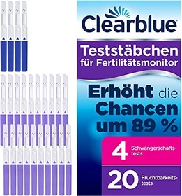 Clearblue Advanced Teststäbchen für Fertilitätsmonitor 20+4