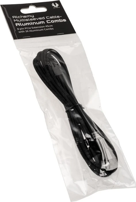 BitFenix Alchemy 8-Pin PCIe Verlängerung 45cm, sleeved schwarz