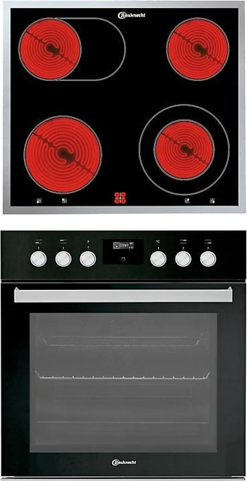 Bauknecht HEKO 700P BLACK Einbauherd-Set