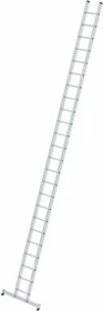 Günzburger Steigtechnik Anlegeleiter mit Nivello-Traverse, 24 Stufen
