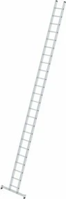 Günzburger Steigtechnik Anlegeleiter mit Nivello-Traverse, 24 Stufen