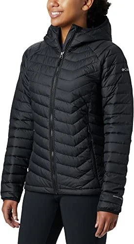 Columbia Powder Lite Hooded Jacke schwarz (Damen)