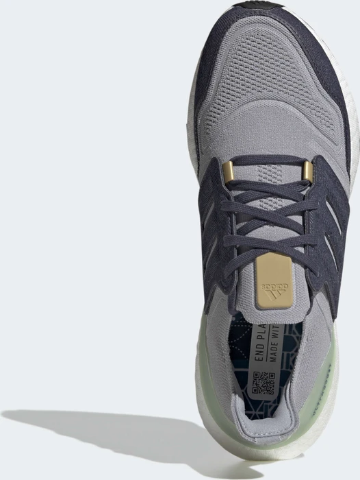 adidas Ultraboost 22 halo silver/shadow navy/linen green (Herren)