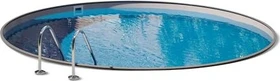 Pool Total Summerfeeling Bronze Stahlwandpool rund 250x120cm