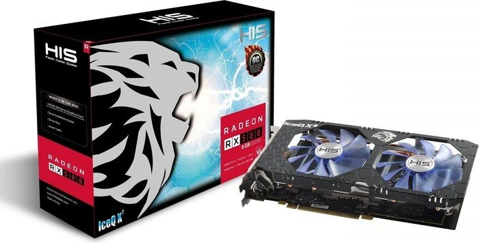 HIS Radeon RX 580 IceQ X² OC, 8GB GDDR5, DVI, HDMI, 3x DP