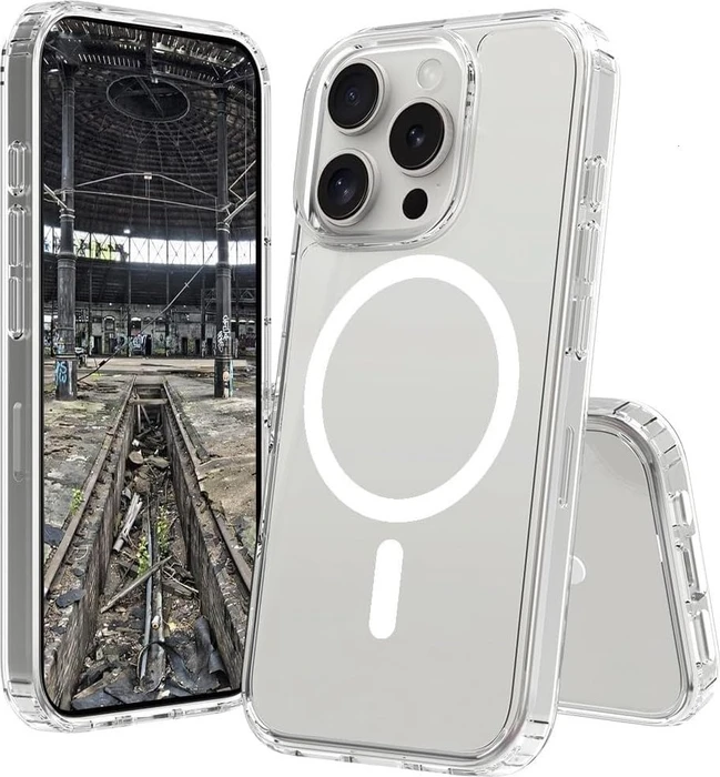 JT Berlin Pankow Clear Case MagSafe für Apple iPhone 16 Pro transparent
