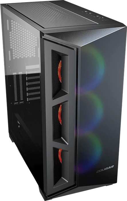 Cougar DarkBlader X5 RGB Translucent Black, Glasfenster