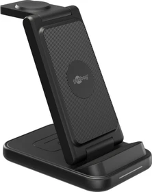 Wentronic Kabelloses 3-in-1 Ladegerät 15W schwarz