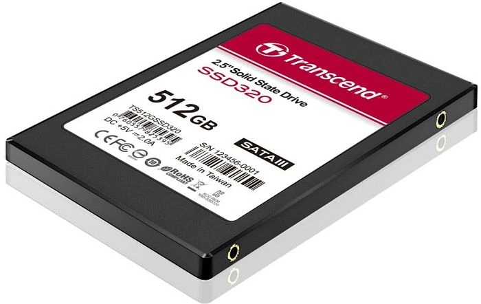 Transcend SSD320 512GB, 2.5" / SATA 6Gb/s