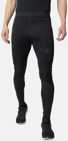Odlo Zeroweight Warm Reflect Tights Laufhose lang schwarz (Herren)
