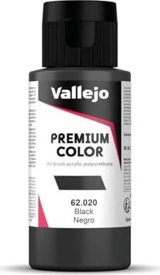 Vallejo Premium Airbrush Color black, 60ml
