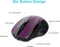 TeckNet Pro 2.4G Wireless, violett, USB Vorschaubild
