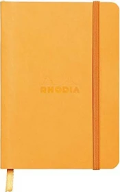 Rhodia Rhodiarama Notizbuch, A6, liniert, Softcover, orange, 72 Blatt