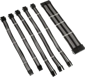 Kolink Core Adept Braided Cable Extension Kit, Black/Grey (COREADEPT-EK-BGR)