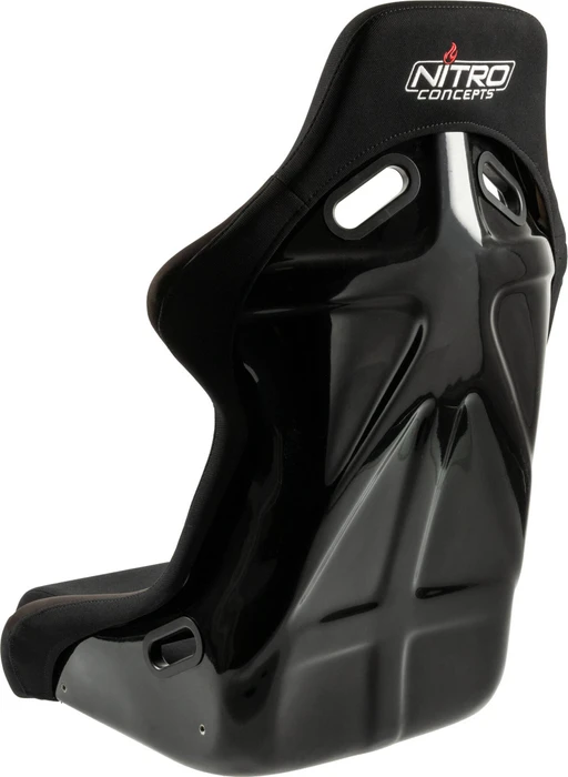 Nitro Concepts E-Racer - Core Evo Bundle, E-Racer Rig & R300 Evo Seat Bundle mit Slider-Set, schwarz