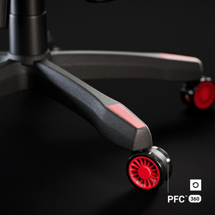 Diablo Chairs X-Ray 2.0 King Gamingstuhl, schwarz/rot