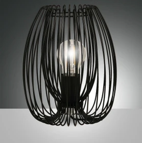 Fabas Luce Camp Tischleuchte schwarz Ø20cm