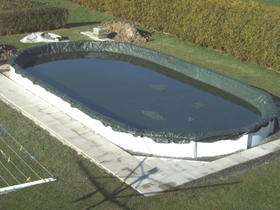 Steinbach Abdeckplane Winter für Ovalbecken 620x360cm