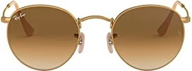 Ray-Ban RB3447 Round Metal 50mm gold/hellbraun Verlauf