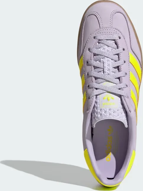 adidas Gazelle Indoor silver dawn/solar yellow/gum
