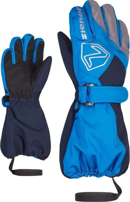 Ziener Lauro AS Skihandschuhe persian blue/dark navy (Junior)