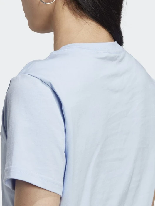 adidas Loungewear Essentials Logo T-Shirt kurzarm blue dawn/white (Damen)
