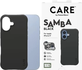 PanzerGlass Care Fashionable Case Samba Black w. MagSafe für Apple iPhone 17