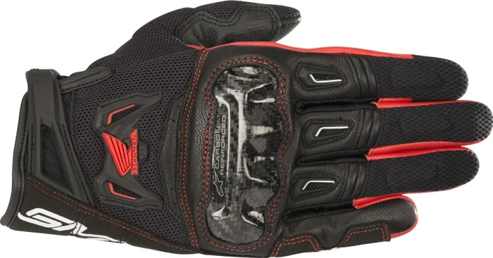 Alpinestars SMX-2 Air Carbon V2 Honda schwarz/rot