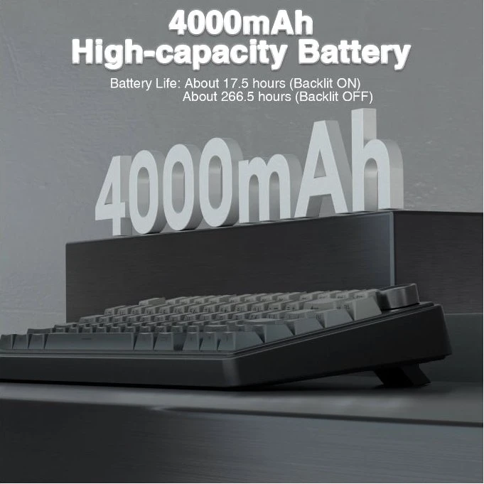 Aula F75 Pro, Gradient Black, LEDs RGB, hot-swap, LEOBOG Reaper, USB/Bluetooth, US