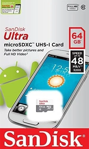 SanDisk Ultra R48 64GB, UHS-I, Class 10