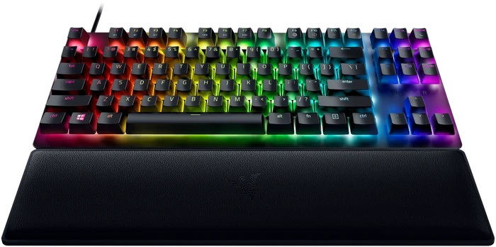 Razer Huntsman V2 TKL, LEDs RGB, schwarz, Razer Linear Optical Gen-2 RED, USB, FR