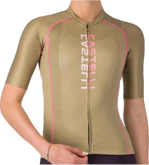 Castelli Unlimited 2 Trikot kurzarm elmwood/rosa giro/light pink (Damen)