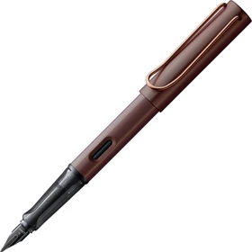 Lamy Lx marron, rechte Hand, extra fein