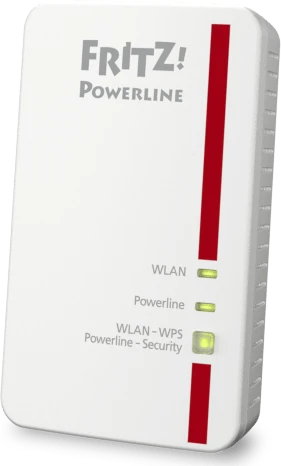 FRITZ! FRITZ!Powerline 1240E Kit, Powerline/WLAN-Access Point und Powerline-Adapter Set, 2er-Bundle