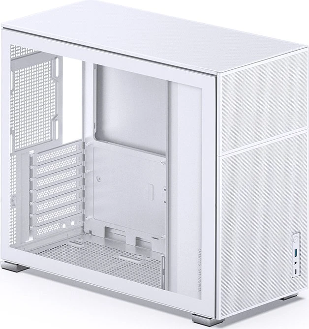 Jonsbo D41 Mesh White, weiß, Glasfenster