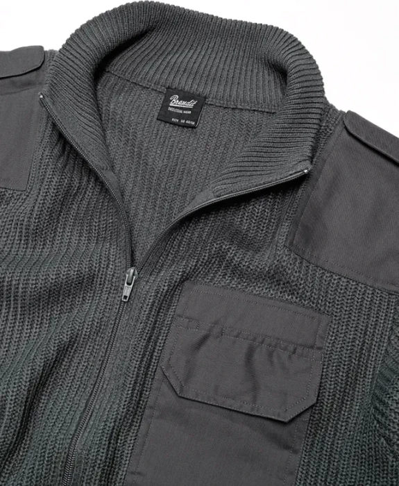 Brandit BW Cardigan Strickjacke anthracite (Herren)
