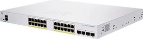 Cisco Business 250 Rackmount Gigabit Smart Switch, 24x RJ-45, 4x SFP, 370W PoE+ (CBS250-24FP-4G)