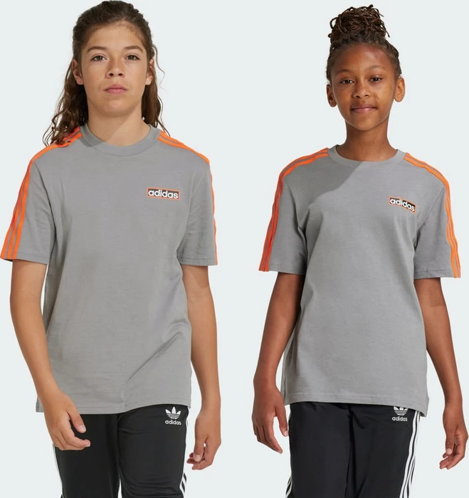 adidas Kids T-Shirt kurzarm grey three (Junior)