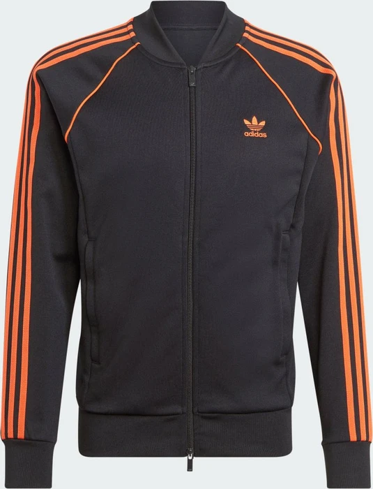 adidas Adicolor Classics SST Originals Trainingsjacke black/semi impact orange (Herren)
