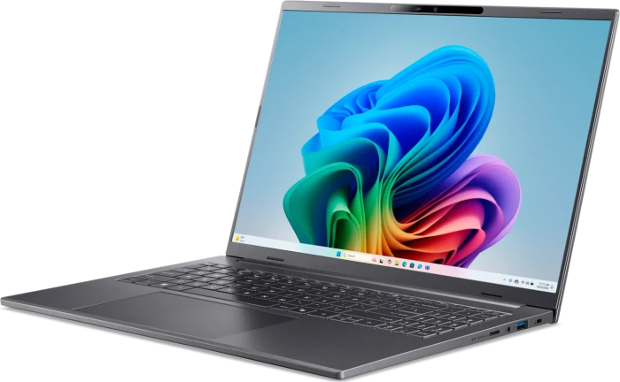 Acer Aspire 16 AI A16-A71M-R93M, Steel Gray, Ryzen AI 5 430, 16GB RAM, 512GB SSD, DE